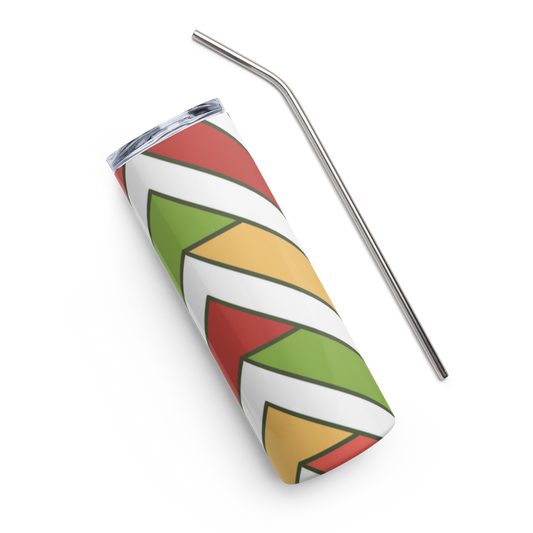 Color Striped Stainless Tumbler