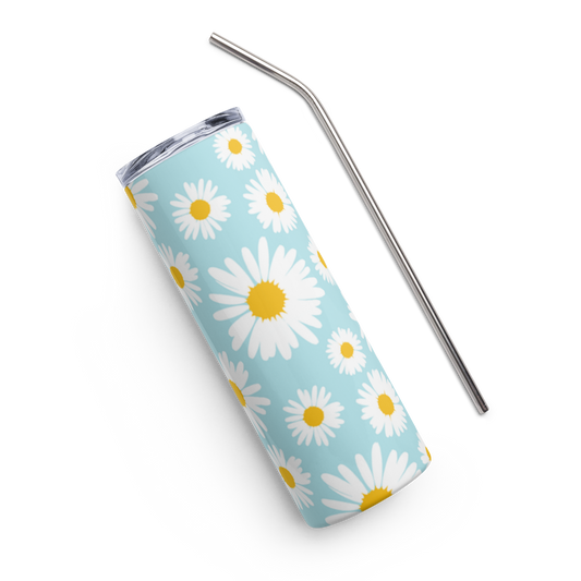 Happy Daisy Stainless Tumbler