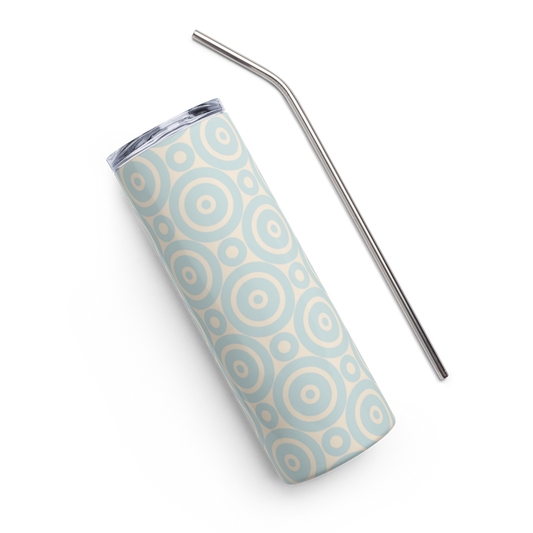 Sky Ovals Stainless Tumbler