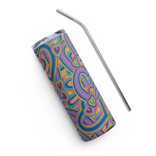 Hearts Of Neon Stainless Tumbler