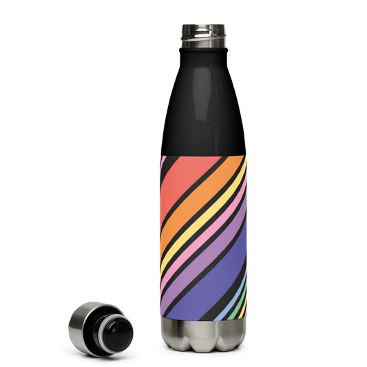 Rainbow Road Stainless Water Bottle