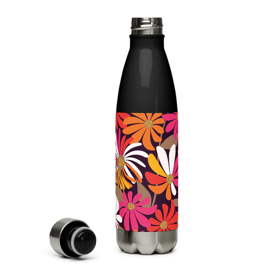 Paint Me Petals Stainless Water Bottle