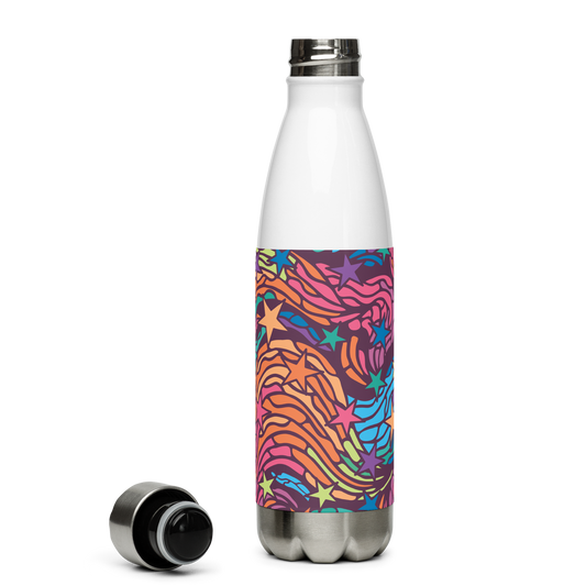 Waves Of Color Stainless Water Bottle
